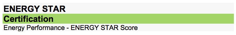 ENERGY STAR Comparison E